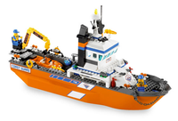 7739 Coast Guard Patrol Boat & Tower - Certified Used, 100% Complete LEGO City Set