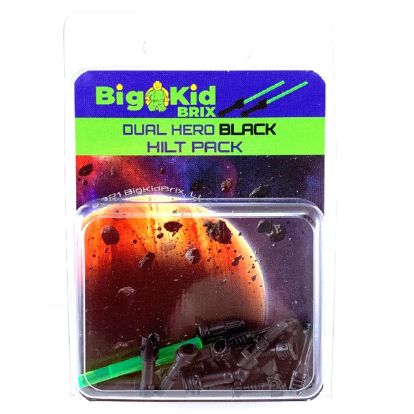 Duel Hero Hilts Pack - Black - LEGO®-Compatible Accessories