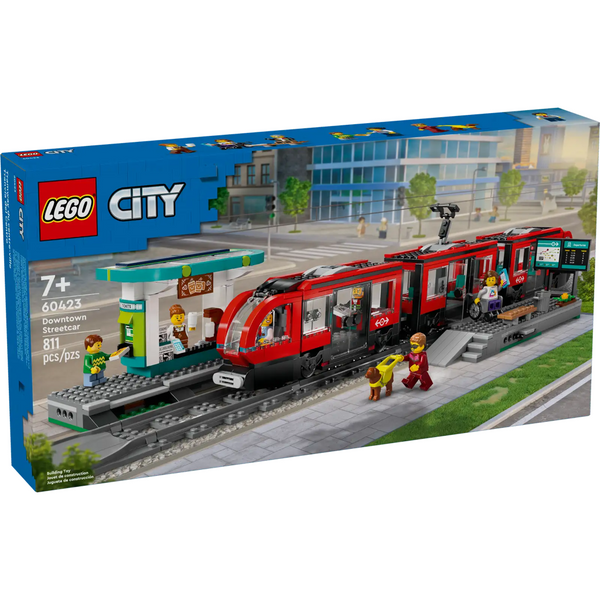 Downtown Streetcar and Station 60423 - New LEGO City Set