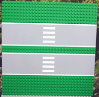 Road Baseplate 32x32 Double Driveway with Crosswalk