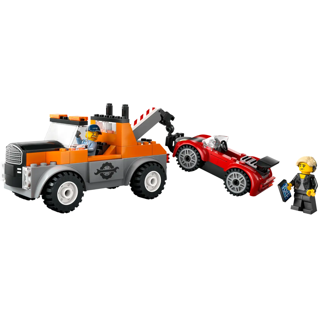 60435 Tow Truck and Sports Car Repair - New LEGO City Set – Bricks ...
