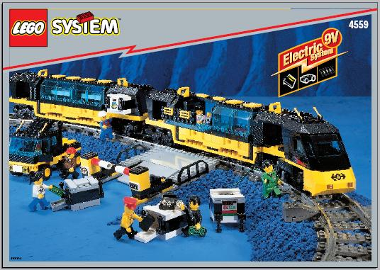 4559 Cargo Railway - Certified Used, 100% Complete LEGO 9V Train Set