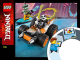 71706 Cole's Speeder Car - Certified Used, 100% Complete LEGO Ninjago Set