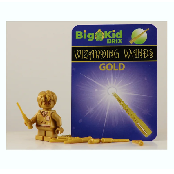 Wizarding Wands - Gold - LEGO®-Compatible Accessories