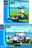 7743 Police Command Center - Certified Used, 100% Complete LEGO City Set