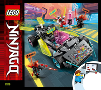 71710 Ninja Tuner Car - Certified Used, 100% Complete LEGO Ninjago Set