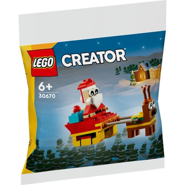 Santa's Sleigh Ride Polybag 30670 - New LEGO Creator Set