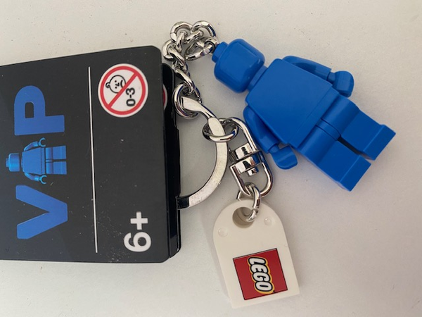 VIP Blue Minifigure Key Chain [USED]