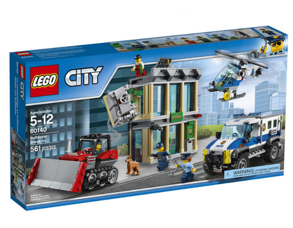 60140 Bulldozer Break-in - New, Sealed, Retired LEGO City Set