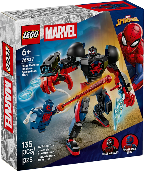 76337 Miles Morales Mech vs. Spider-Man 2099 - New LEGO Marvel Set