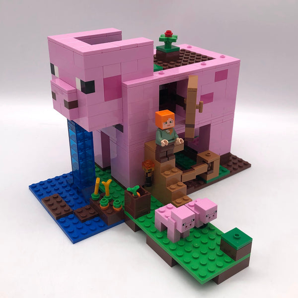 The Pig House 21170 Used LEGO Minecraft Set – Bricks Minifigs