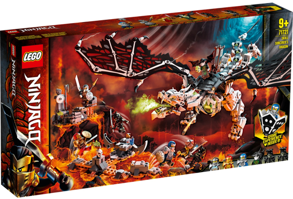 71721 Skull Sorcerer's Dragon - New, Retired LEGO® Ninjago Set [Seals Broken, Bags Sealed]