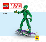 76284 Green Goblin Construction Figure - Certified Used, 100% Complete LEGO Spider-Man Set