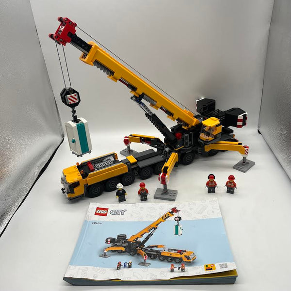 60409 Yellow Mobile Crane - Used LEGO City Set