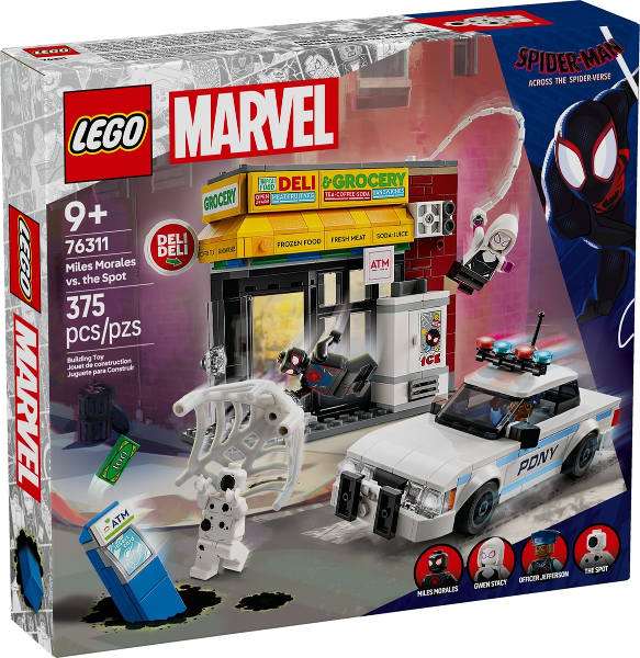 76311 Miles Morales vs. the Spot - New LEGO Marvel Set