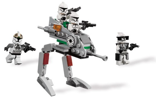 8014 Clone Walker Battle Pack - Certified Used, 100% Complete LEGO Star Wars Set