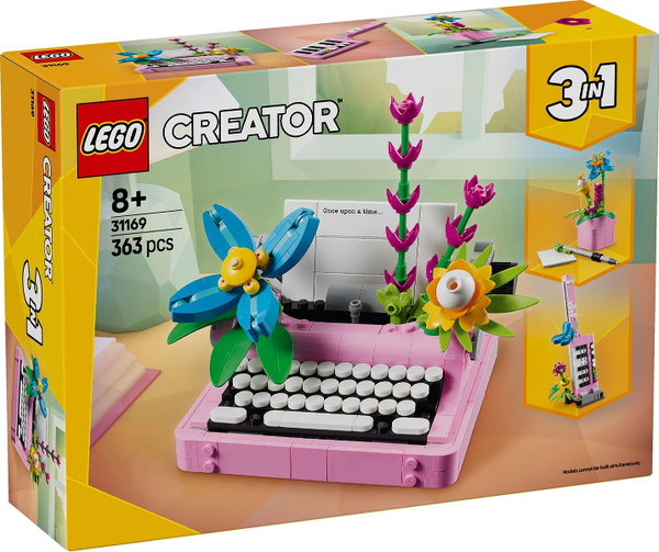 31169 Typewriter with Flowers - New LEGO Creator Set