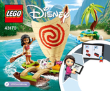 43170 Moana's Ocean Adventure - Certified Used, 100% Complete LEGO Disney Set