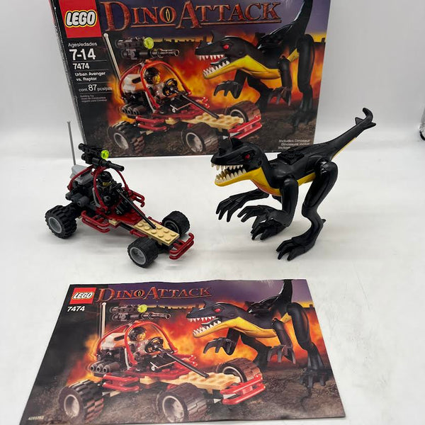 7474 Urban Avenger vs. Raptor - Used LEGO Dino Attack Set