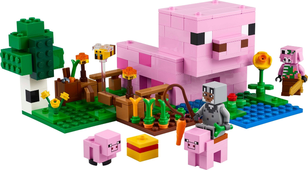 21268 The Baby Pig House - Certified Used, 100% Complete LEGO Minecraft Set