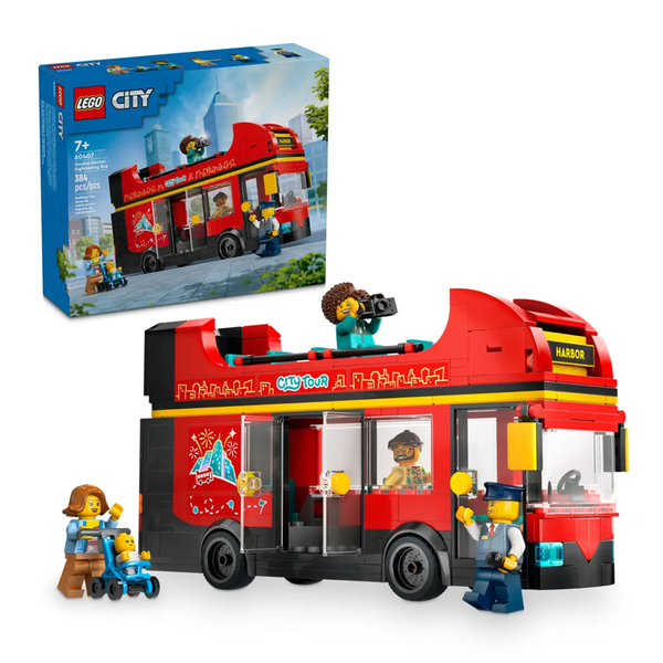 Red Double-Decker Sightseeing Bus 60407 - New LEGO® City™️ Set