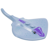 Manta Ray/Stingray, Metallic Light Blue