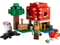 21179 The Mushroom House - Certified Used, 100% Complete LEGO Minecraft Set