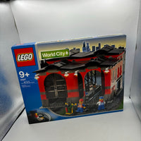 10027 Train Engine Shed - New, Sealed, Retired LEGO World City Train Set