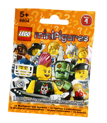 Series 4 Classic Minifigures 8804 - New LEGO Collectible Minifigure Mystery Bag