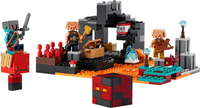 21185 The Nether Bastion - Certified Used, 100% Complete LEGO Minecraft Set