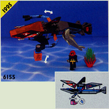 6155 Deep Sea Predator - Certified Used, 100% Complete LEGO Aquazone Set