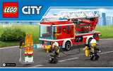 60107 Fire Ladder Truck - Certified Used, 100% Complete LEGO City Set