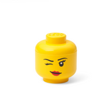 LEGO Minifigure Head Storage Container Mini - Female Winking [USED]