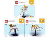 31152 Space Astronaut - Certified Used, 100% Complete LEGO Creator Set