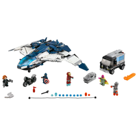 The Avengers Quinjet City Chase 76032 - Certified Used, 100% Complete LEGO Marvel Set