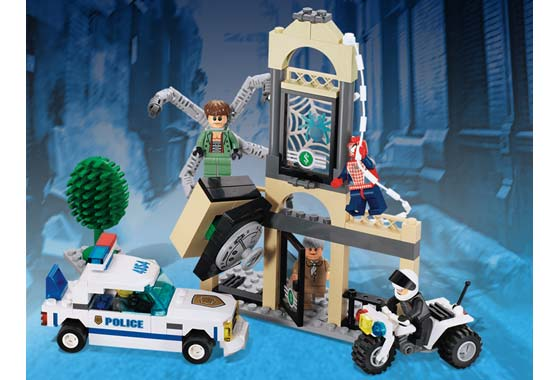4854 Doc Ock's Bank Robbery - Certified Used, 100% Complete LEGO Spider-Man Set
