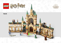 76415 The Battle of Hogwarts - Certified Used, 100% Complete LEGO Harry Potter Set
