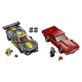 76903 Chevrolet Corvette C8.R Race Car and 1969 Chevrolet Corvette - New, Sealed, Retired LEGO Speed Champions Set