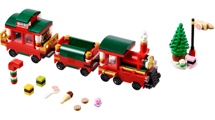 40138 Christmas Train - Limited Edition 2015 Holiday Set - Certified Used, 100% Complete LEGO Christmas Set