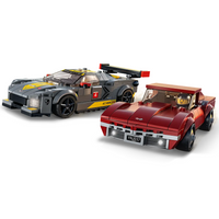 76903 Chevrolet Corvette C8.R Race Car and 1969 Chevrolet Corvette - New, Sealed, Retired LEGO Speed Champions Set