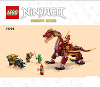 71793 Heatwave Transforming Lava Dragon - Certified Used, 100% Complete LEGO Ninjago Set