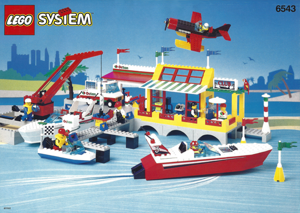 6543 Sail N' Fly Marina - Certified Used, 100% Complete LEGO Town Set