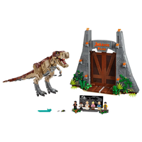 T. rex Rampage 75936 New LEGO Jurassic Park Set Bricks Minifigs Eugene