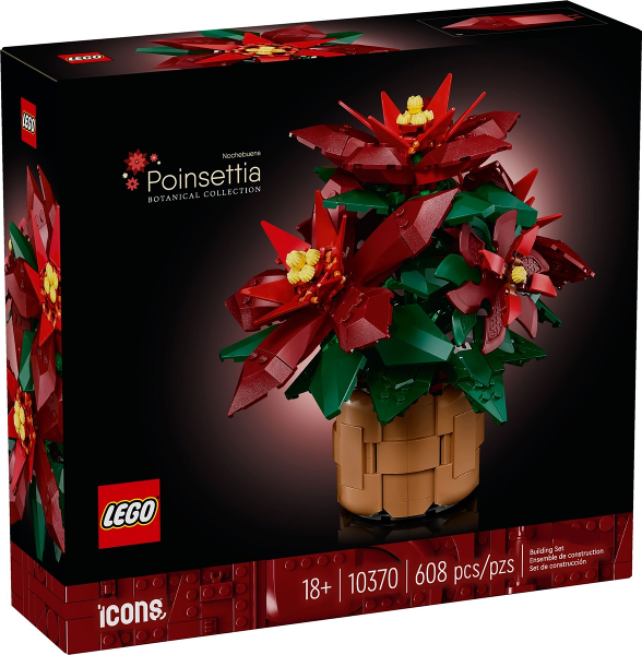 Poinsettia 10370 - New LEGO Botanicals Collection Set