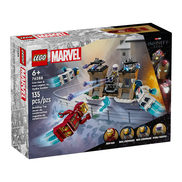 Iron Man & Iron Legion vs. Hydra Soldier 76288 - New LEGO Marvel Set