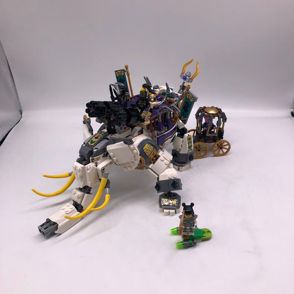 Yellow Tusk Elephant 80043 - Used LEGO Monkie Kid Set