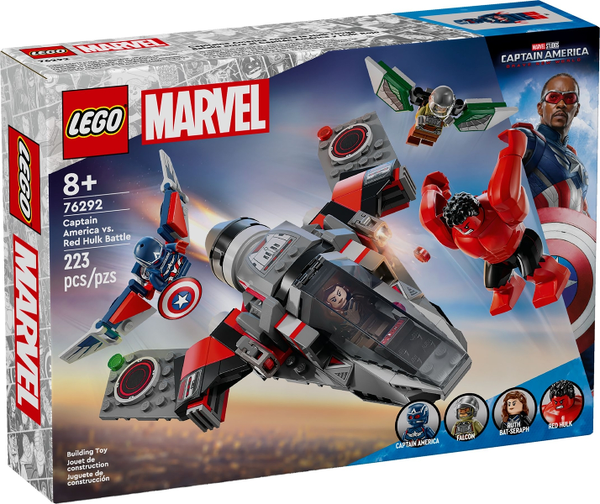 76292 Captain America vs. Red Hulk Battle - New Marvel Super Heroes Set