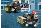 7032 Police 4WD and Undercover Van - New, Sealed, Retired LEGO World City Set