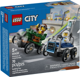 60459 Airplane vs. Hospital Bed Race Car Pack - New LEGO City Set