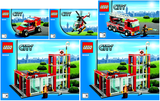 60004 Fire Station - Certified Used, 100% Complete LEGO City Set